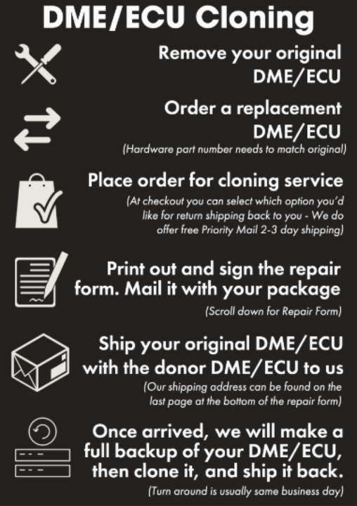 BMW F82 M4 DME Cloning - ECU Cloning Service - MEVD17.2.G - S55