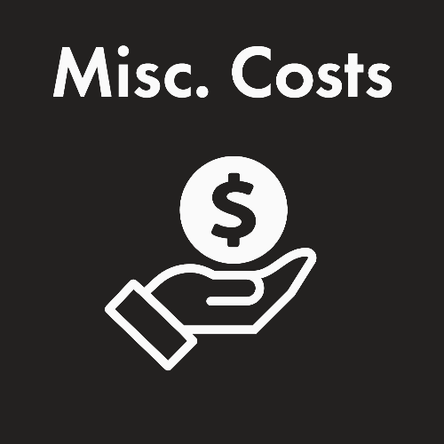 Additional and Miscellaneous Costs
