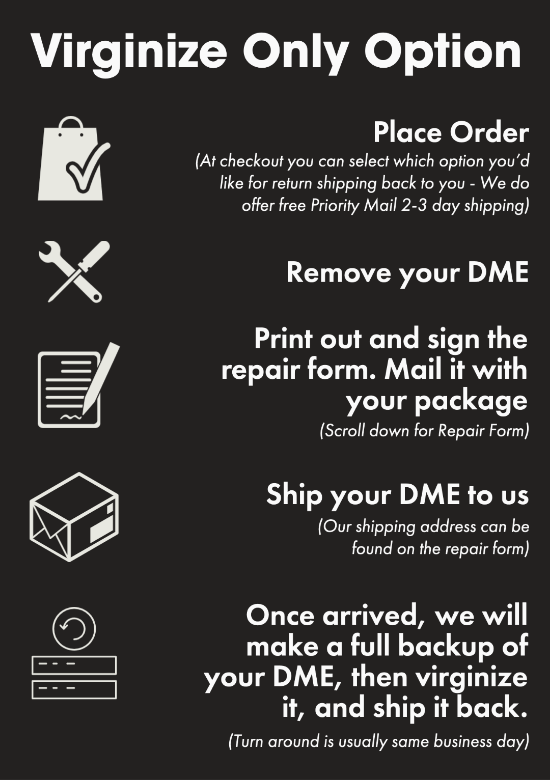 BMW DME Virginize Service - MS42 MS43 MS45 M5.2.1 M7.2 ME9.2